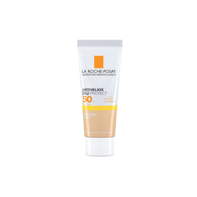 BB-Cream-Facial-Cremoso-5-em-1-La-Roche-Posay-Anthelios-XL-Protect-com-Cor-40-g