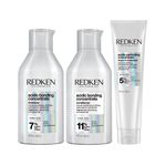 Kit-Redken-Acidic-Bonding-Concentrate---Shampoo-300-ml---Condicionador-300-ml---Leave-in-150-ml