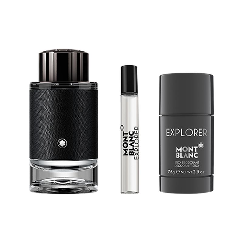 Kit-Perfume-Montblanc-Explorer-Masculino-Eau-de-Parfum-100-ml---Miniatura-75-ml---Desodorante-75-ml-