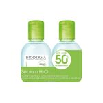 Kit-Agua-Micelar-Facial-de-Limpeza-Bioderma-Sebium-H20-100-ml-Cada---2-Produtos