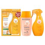 Kit-Protetor-Solar-Bioderma-Photoderm-Nude-Touch-FPS-50--Muito-Claro-40-ml---Spray-FPS-30-400-ml