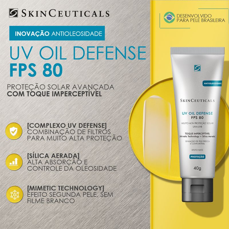 Protetor-Solar-Facial-Antioleosidade-Skinceuticals-UV-Oil-Defense-FPS-80-40-g