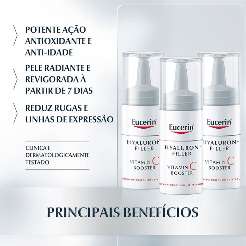 Eucerin-Hyaluron-Filler-Vitamina-C-Booster-Creme-Facial-Anti-Idade-3X8ml