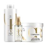 Kit-Wella-Oil-Reflections---Shampoo-1000-ml---Mascara-500-ml---Oleo-Light-100-ml