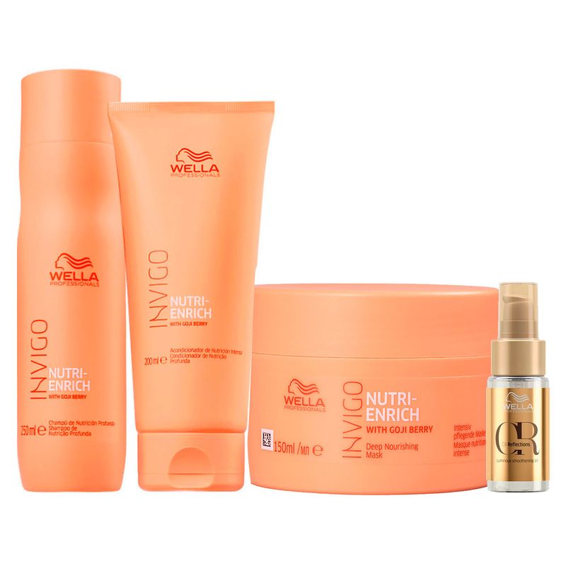 Kit-Wella-Professionals-Invigo-Nutri-Enrich---Shampoo-250-ml---Condicionador-200-ml---Mascara-150ml---Oleo-Capilar-30-ml