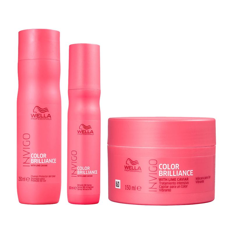 Kit-Wella-Professionals-Invigo-Color-Brilliance---Shampoo-250-ml---Mascara-150-ml---Leave-in-150-ml