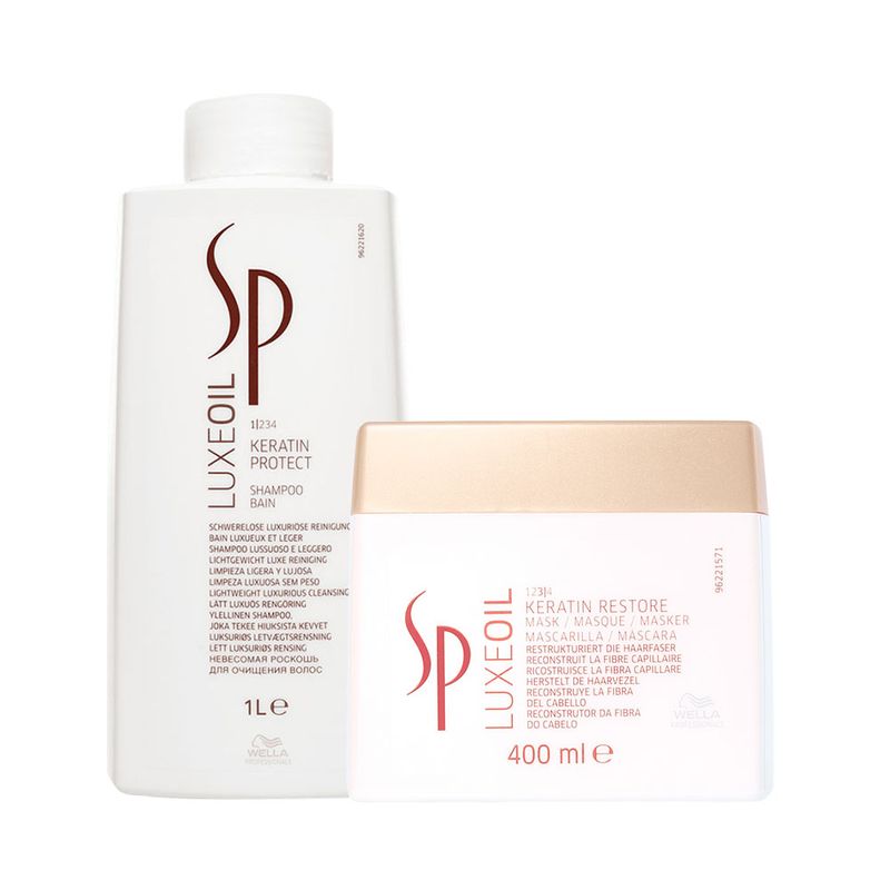 Kit-SP-System-Professional-Luxe-Oil-Keratin---Shampoo-1000-ml---Mascara-400-ml