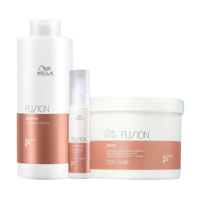 Kit-Wella-Professionals-Fusion---Shampoo-1000-ml---Mascara-500-ml---Tratamento-Reconstrucao-70-ml