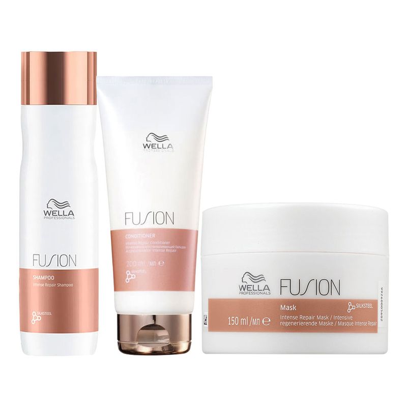 Kit-Wella-Professionals-Fusion---Shampoo-250-ml---Condicionador-200-ml---Mascara-150-ml