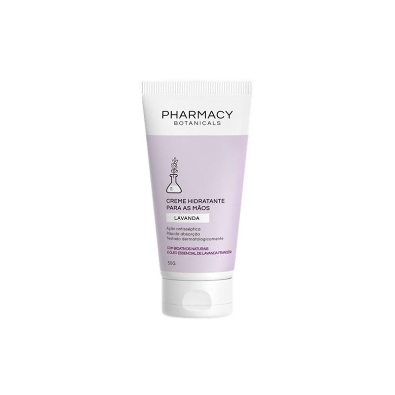 Kit-Pharmacy-Botanicals---Sabonete-Liquido-Lavanda-300-ml---Creme-para-as-Maos-Lavanda-50-g---Toalhas-Umedecidas-Antissepticas---30-Unidades