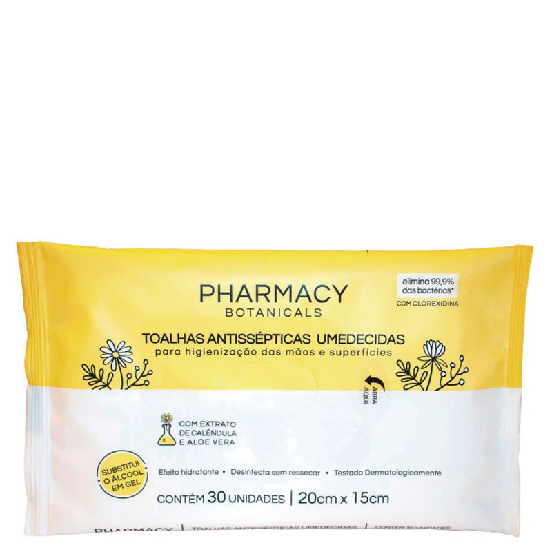 Kit-Pharmacy-Botanicals---Sabonete-Liquido-Lavanda-300-ml---Creme-para-as-Maos-Lavanda-50-g---Toalhas-Umedecidas-Antissepticas---30-Unidades