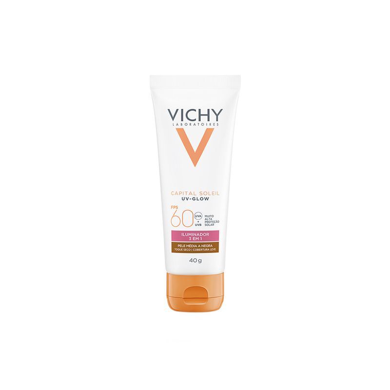 Protetor-Solar-Facial-UV-Glow-FPS-60-Vichy-Capital-Soleil-Negra-40-g