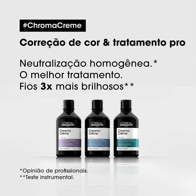 Shampoo-L-Oreal-Professionnel-Serie-Expert-Chroma-Creme-Green-Dyes-300-ml