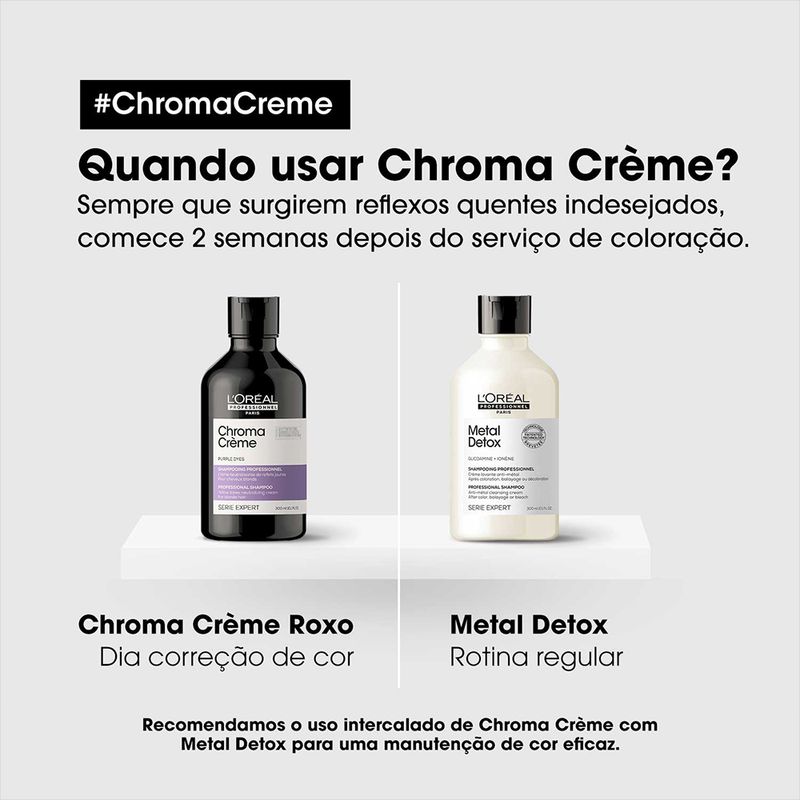 Shampoo-L-Oreal-Professionnel-Serie-Expert-Chroma-Creme-Purple-Dyes-300-ml-