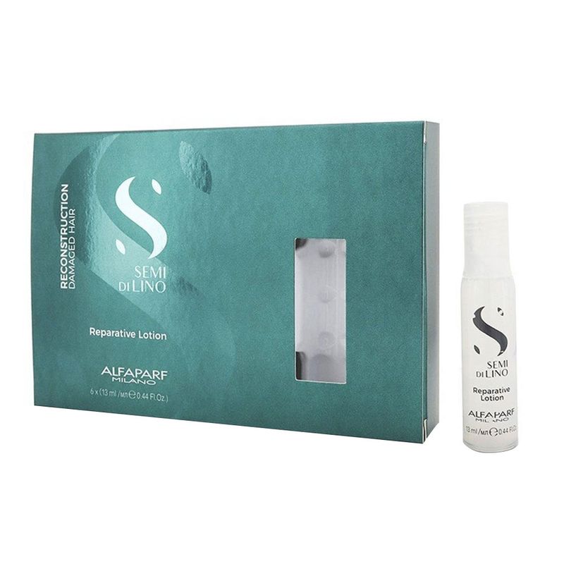 Caixa-de-Ampola-para-Reparacao-Alfaparf-Semi-Di-Lino-Reparative-Lotion-6-x-13-ml