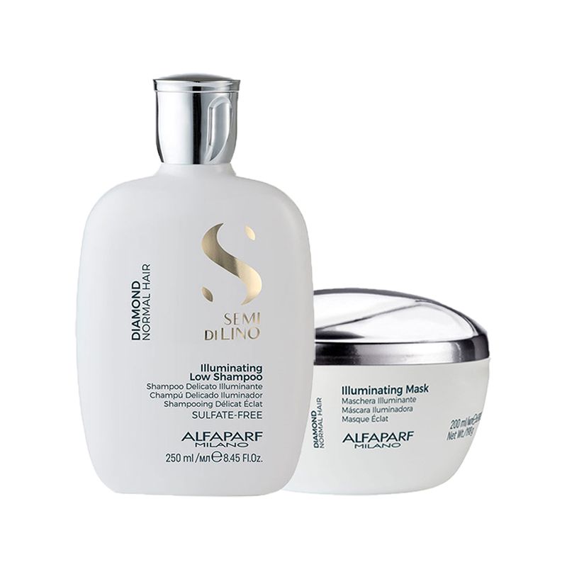 Kit-Alfaparf-Semi-Di-Lino-Diamond---Shampoo-250-ml---Mascara-200-ml-