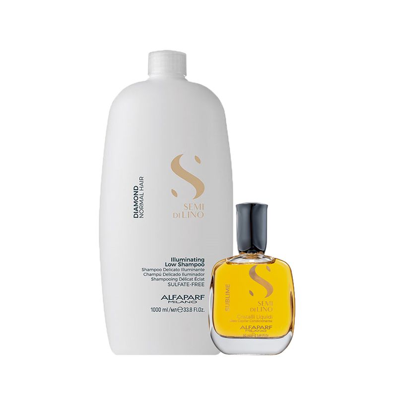 Kit-Alfaparf-Semi-Di-Lino-Diamond---Shampoo-1000-ml---Oleo-50-ml