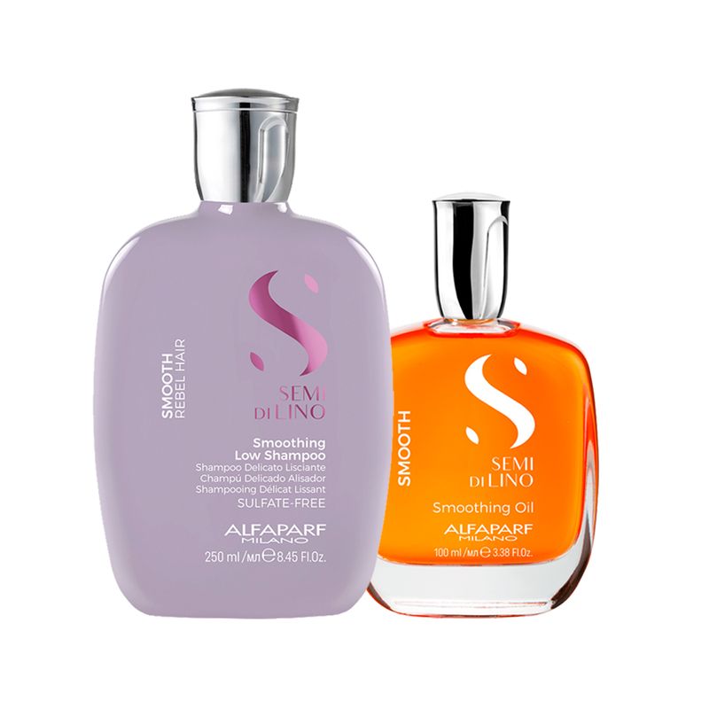 Kit-Alfaparf-Semi-Di-Lino-Smooth---Shampoo-250-ml---Oleo-100-ml-