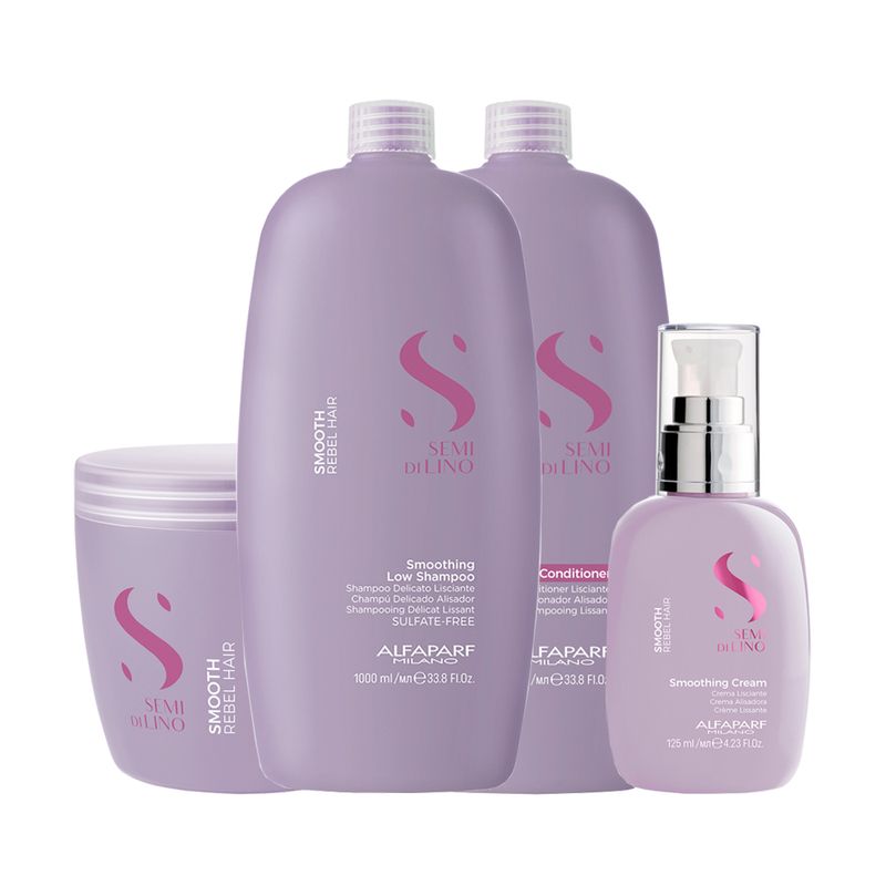 Kit-Alfaparf-Semi-Di-Lino-Smooth---Shampoo-1000-ml---Condicionador-1000-ml---Mascara-500-ml---Creme-125-ml