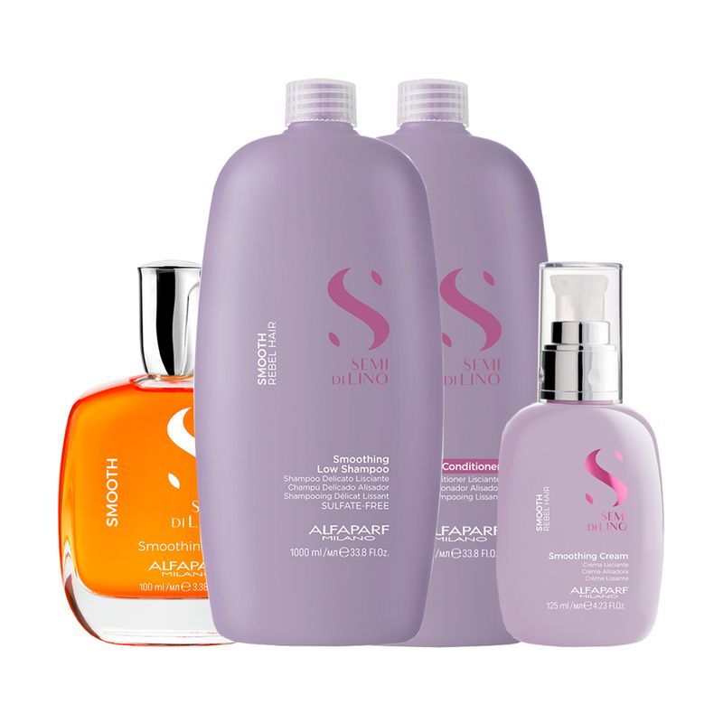 Kit-Alfaparf-Semi-Di-Lino-Smooth---Shampoo-1000-ml---Condicionador-1000-ml---Creme-125-ml---Oleo-100-ml