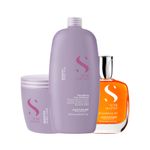 Kit-Alfaparf-Semi-Di-Lino-Smooth---Shampoo-1000-ml---Mascara-500-ml---Oleo-100-ml