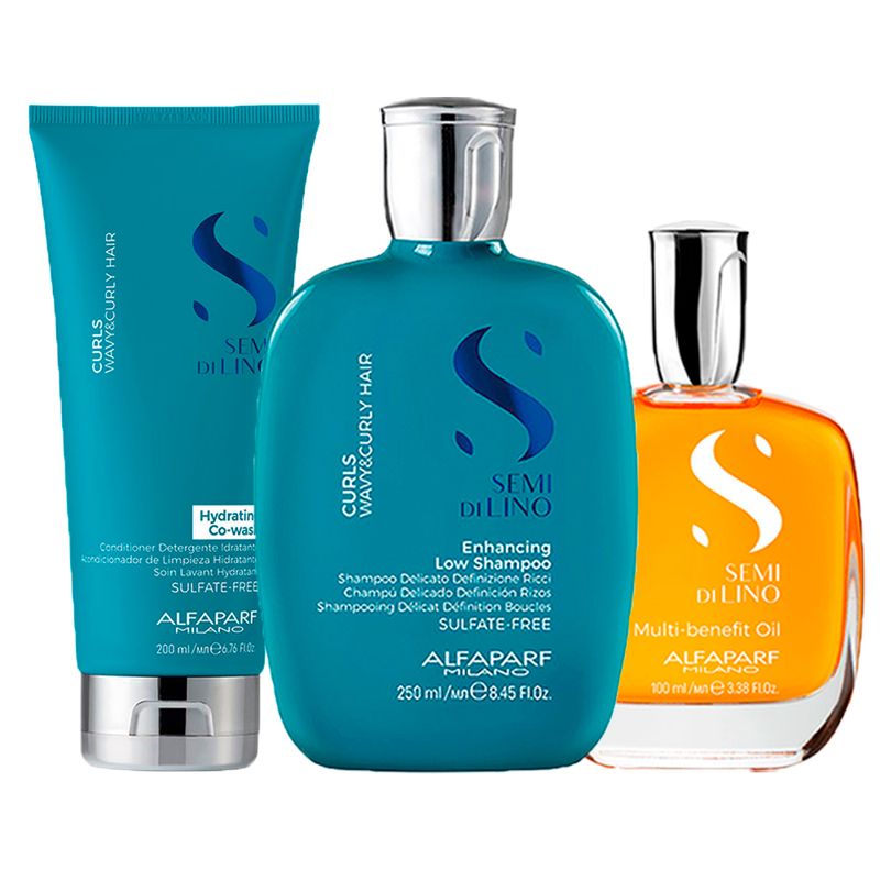 Kit-Alfaparf-Semi-Di-Lino-Curls---Shampoo-250-ml---Condicionador-Co-Wash-200-ml---Oleo-100-ml