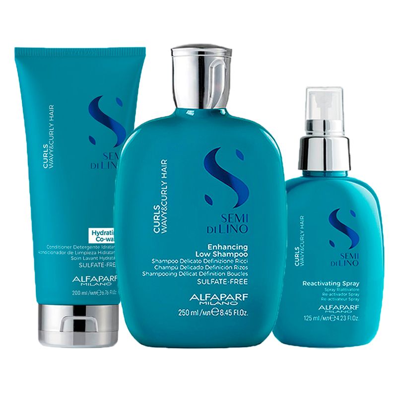 Kit-Alfaparf-Semi-Di-Lino-Curls---Shampoo-250-ml---Condicionador-Co-Wash-200-ml---Spray-125-ml