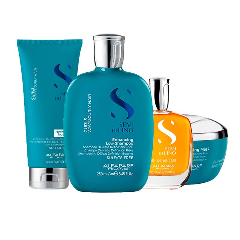 Kit-Alfaparf-Semi-Di-Lino-Curls---Shampoo-250-ml---Condicionador-Co-Wash-200-ml---Mascara-200-ml---Oleo-100-ml
