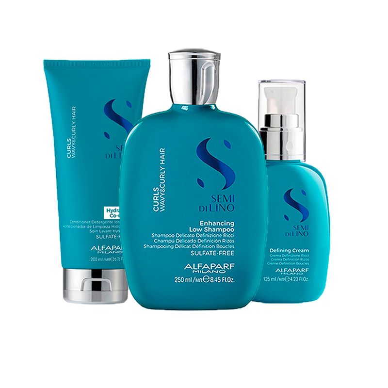 Kit-Alfaparf-Semi-Di-Lino-Curls---Shampoo-250-ml---Condicionador-Co-Wash-200-ml---Creme-125-ml-