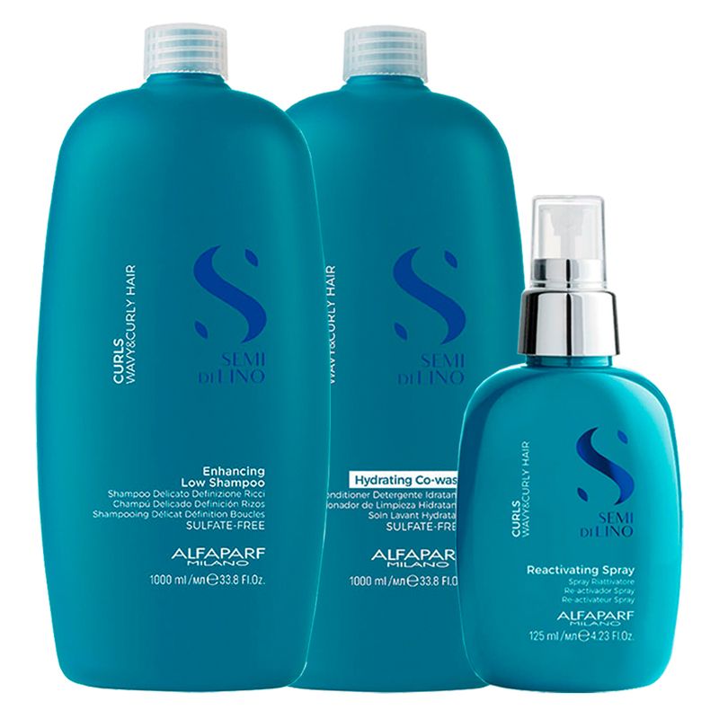 Kit-Alfaparf-Semi-Di-Lino-Curls---Shampoo-1000-ml---Condicionador-Co-Wash-1000-ml---Spray-125-ml