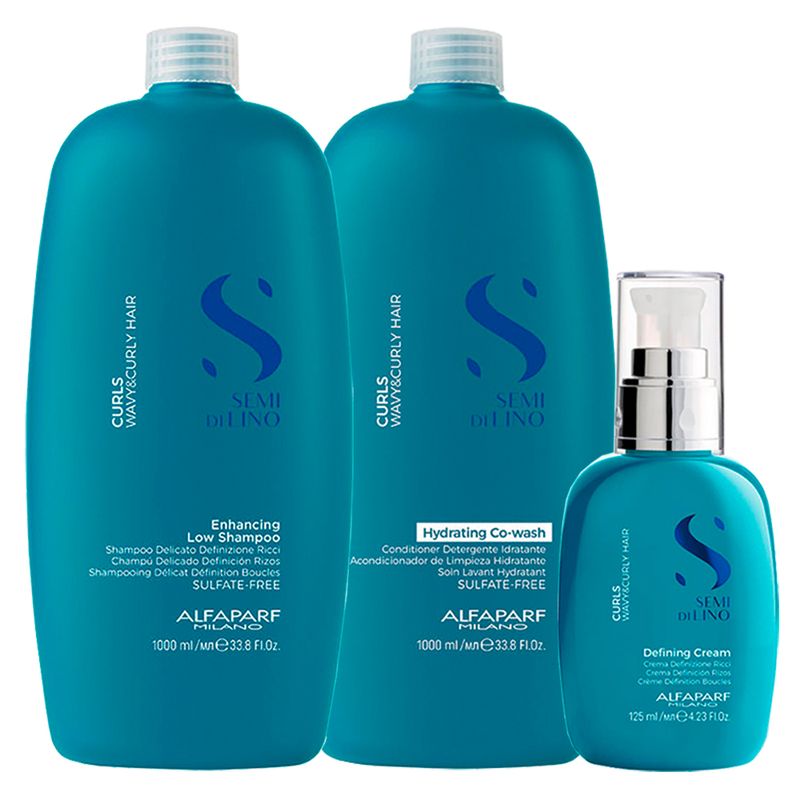 Kit-Alfaparf-Semi-Di-Lino-Curls---Shampoo-1000-ml---Condicionador-Co-Wash-1000-ml---Creme-125-ml-