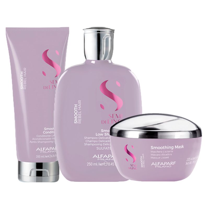 Kit-Alfaparf-Semi-Di-Lino-Smooth---Shampoo-250-ml---Condicionador-200-ml---Mascara-200-ml