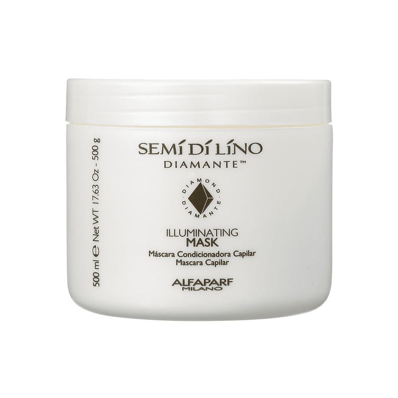 Kit-Alfaparf-Semi-Di-Lino-Diamante-Illuminating---Shampoo-1000-ml---Mascara-500-ml---Leave-In-245-ml