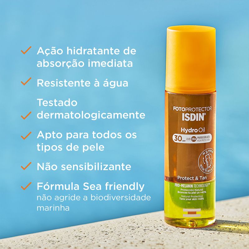 Protetor-Solar-e-Bronzeador-Corporal-Isdin-HydroOil-FPS-30-200-ml