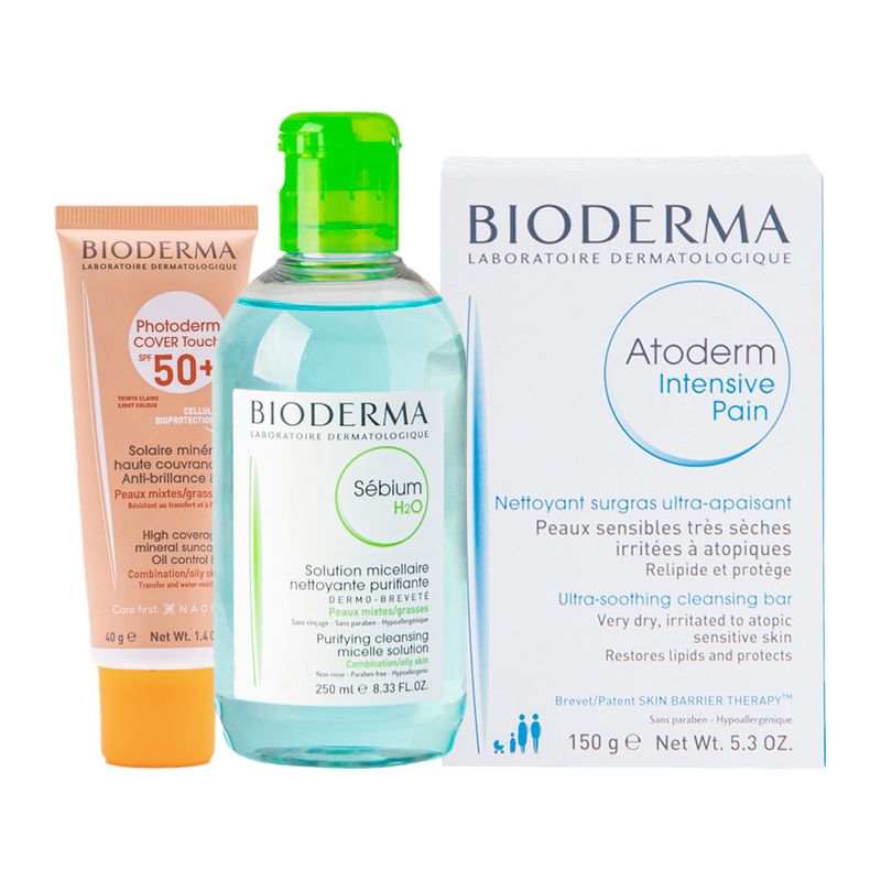KIT-BIODERMA-PHOTODERM-PROT-SOL-FPS50-SEBIUM-AG-MI-ATODERM-SAB