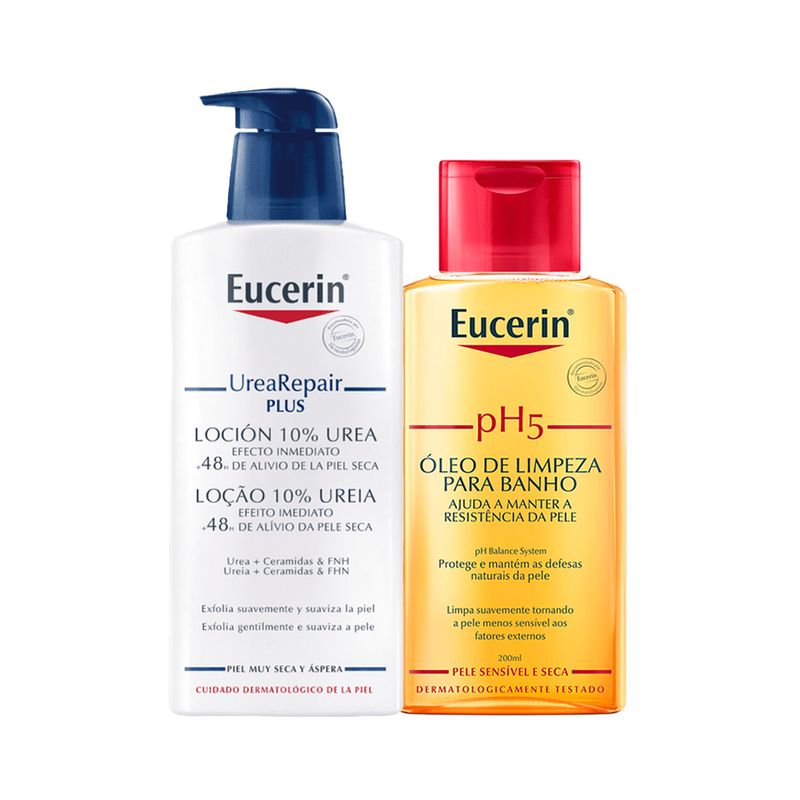 KIT-EUCERIN-PH5-OLEO-DE-LIMP-P-BANHO-UREIAREPAIR-LOCAO