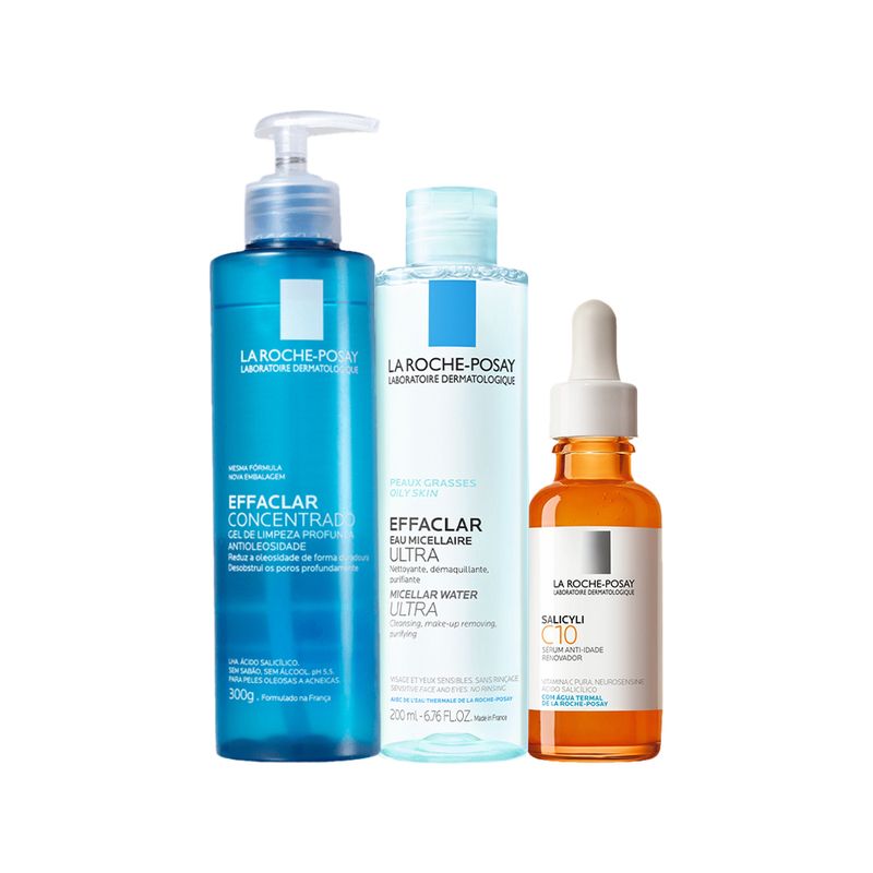 KIT-LRP-SALICYLI-C10-SERUM-CONC-GEL-DE-LIMP-AGUA-MICELAR