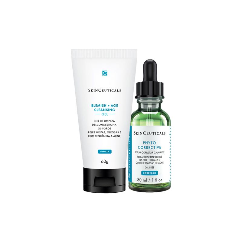 KIT-SKINCEUTICALS-PHYTO-COR-SER30ML---BLEMISH-AGE-CLEAN-GEL60G