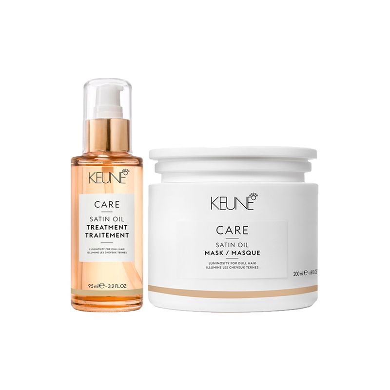 Kit-Keune-Satin-Oil-Mask-200ml---Oil-Treatment-95ml