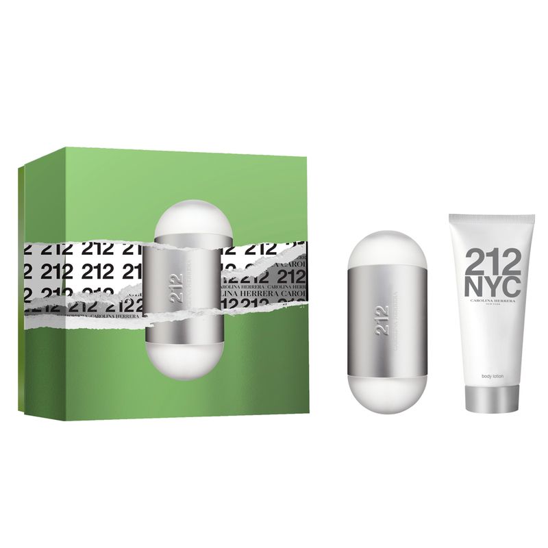 KIT-CAROLINA-HERRERA--212-EDT-PERF-FEM-100ML---HIDRATANTE-CORPORAL-100ML