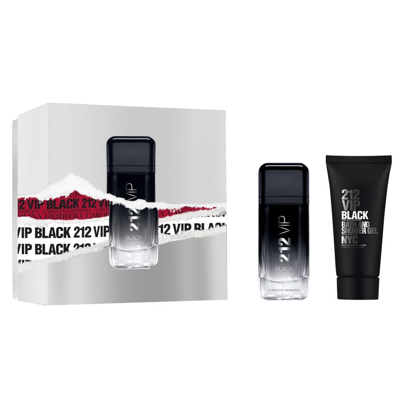KIT-CAROLINA-HERRERA-212-VIP-BLACK-EDP-PERF-MASC-100ML--GEL-DE-BANHO-100ML