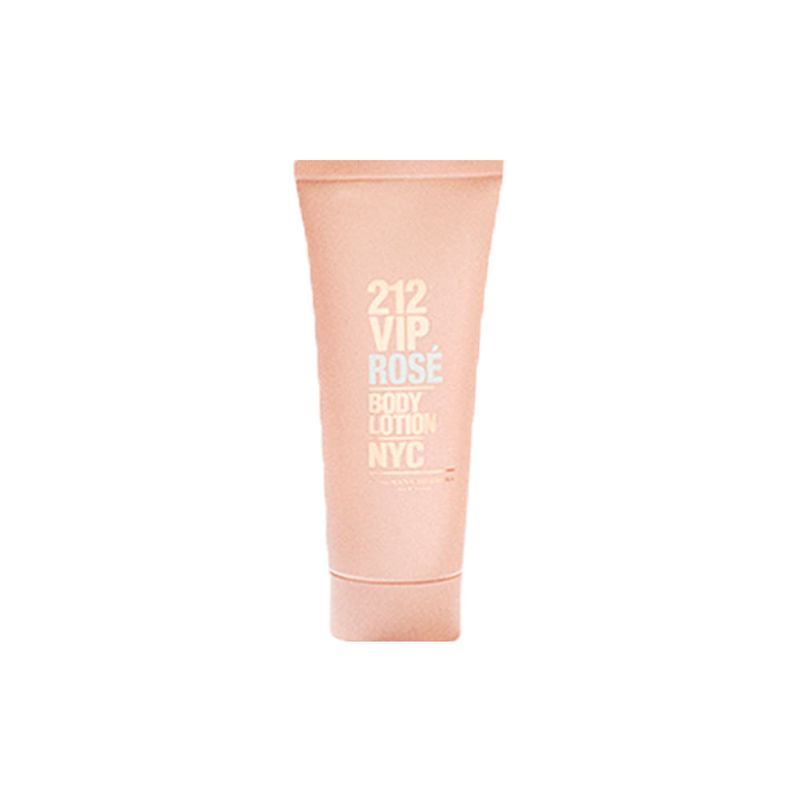 Kit-Perfume-Carolina-Herrera-212-Vip-Rose-Feminino-Eau-de-Parfum-80-ml---Hidratante-Corporal-100-ml---Miniatura
