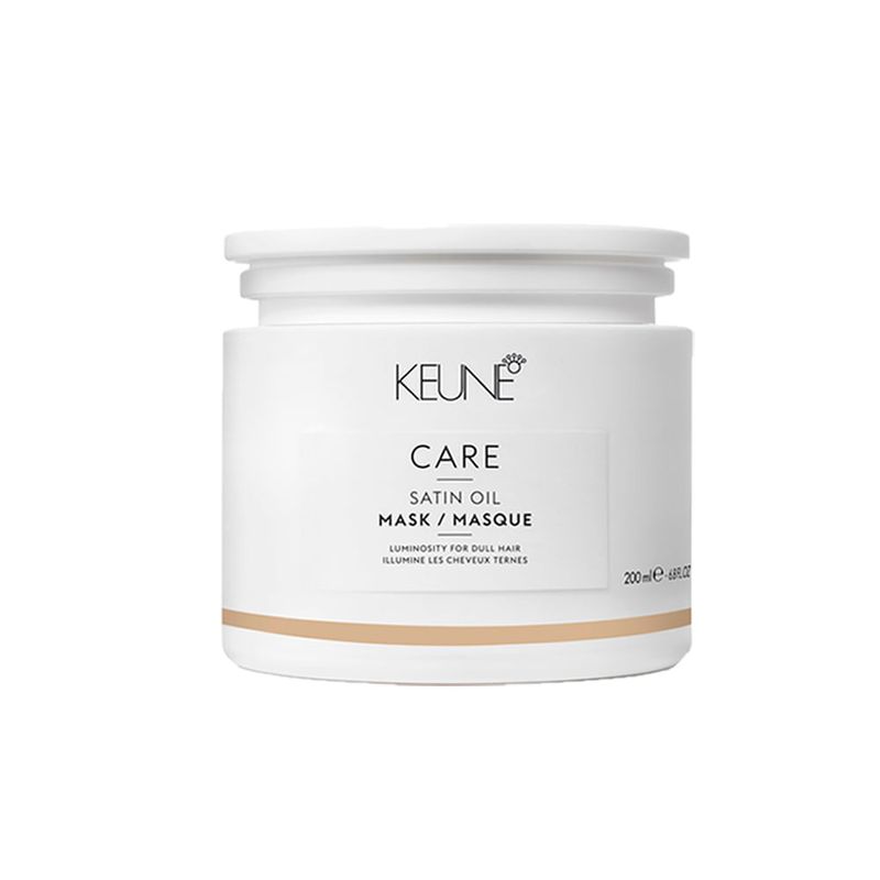 Kit-Keune-Care-Satin-Oil---Mascara-de-Hidratacao-200-ml---Oleo-Capilar-Keune-Care-Satin-Oil-95-ml