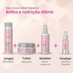 Kit-Cadiveu-Essentials-Quartzo-Shine-by-Boca-Rosa--Shampoo-250-ml---Leave-in---120-ml---Mascara-de-Brilho-200-ml---Oleo-Capilar-65-ml-Cronograma-Basico
