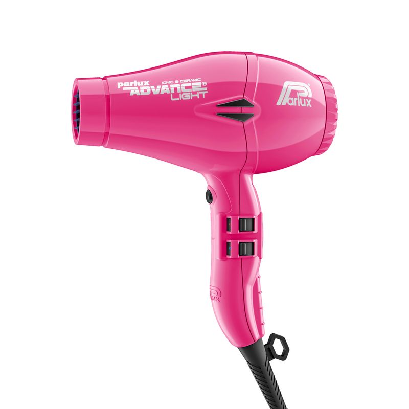 Secador-de-Cabelo-Parlux-Advanced-2200W-com-2-Velocidades-Light-Fucsia-220V-Secador-Sem-Bico