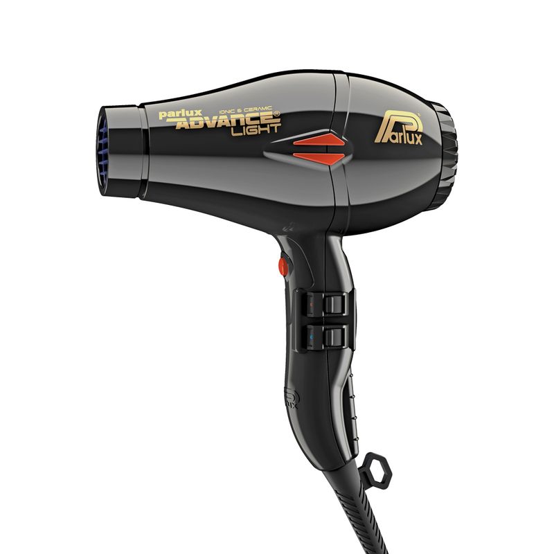 Secador-de-Cabelo-Parlux-Advanced-2100W-com-2-Velocidades-Light-Preto-110V-Secador-Sem-Bico
