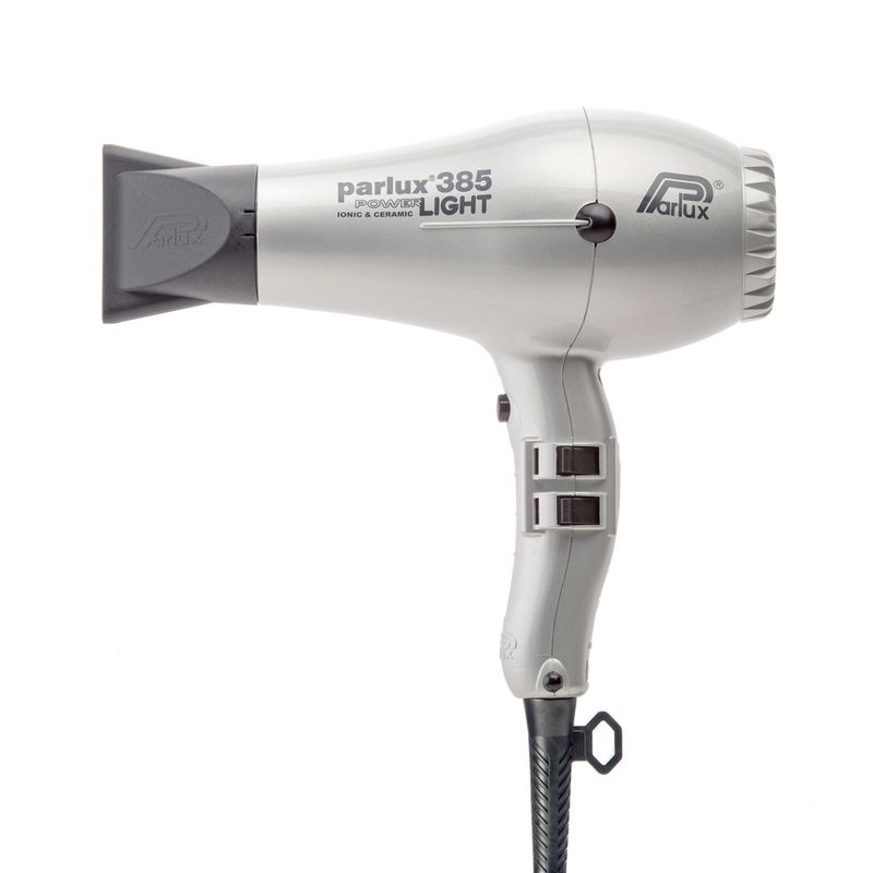 Secador-de-Cabelo-Parlux-385-Powerlight-2150W-com-2-Velocidades-Prata-220V-Secador