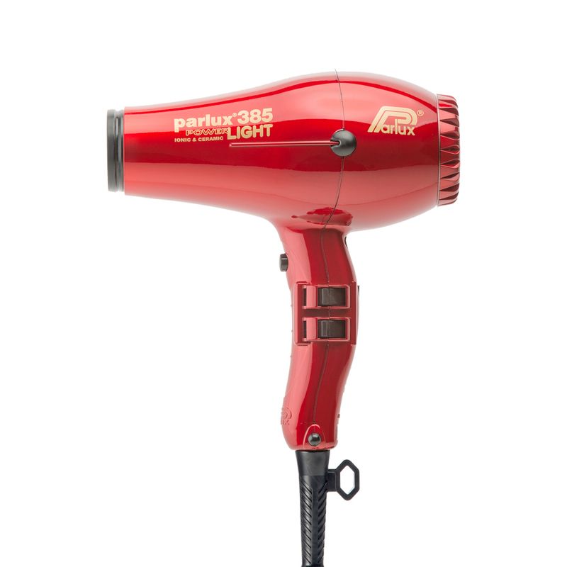 Secador-de-Cabelo-Parlux-385-Powerlight-2150W-com-2-Velocidades-Vermelho-220V-Secador-Sem-Bico