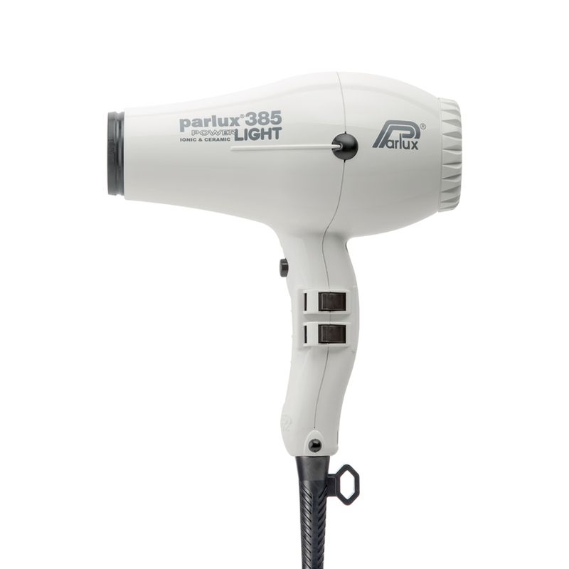 Secador-de-Cabelo-Parlux-385-Powerlight-2150W-com-2-Velocidades-Branco-220V-Secador-Sem-Bico