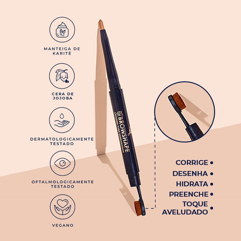 Lapis-para-Sobrancelha-Matte-Bruna-Tavares-BT-Browshape-Dark-Brown-025-g-Ativos-Principais
